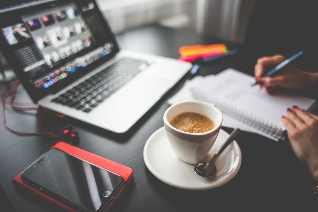 Image of a designer with a laptop. Image of a designer with a laptop.